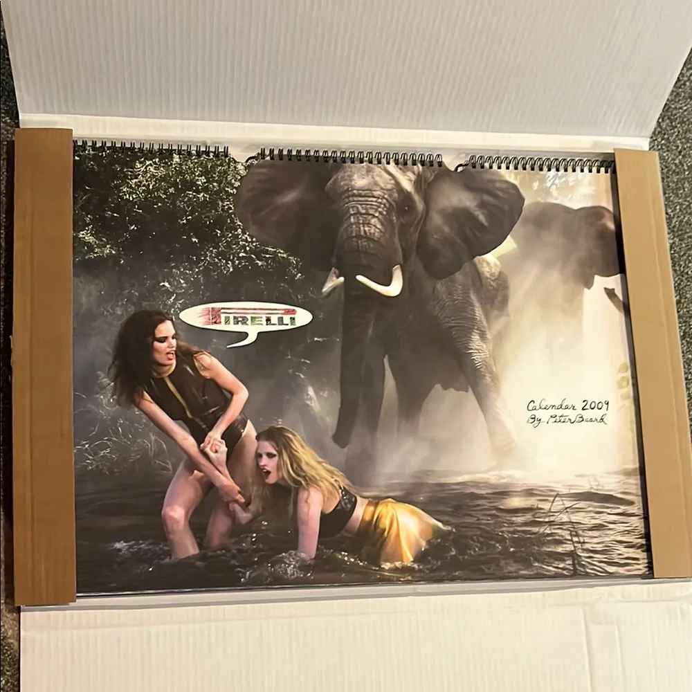 Pirelli 2009 Calendar with Elephant